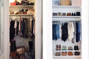 Closet organized before afters wardrobe organizing top transformation decluttering makeovers